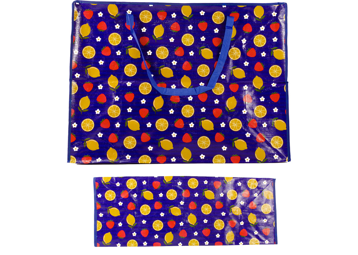 LL-SB3 LEMON&STRAWBERRY REUSABLE SHOPPING BAG